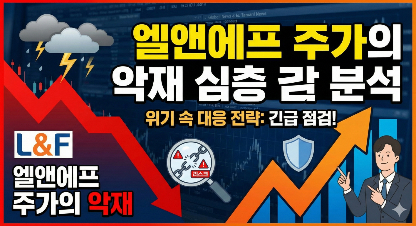 엘앤에프 주가의 악재