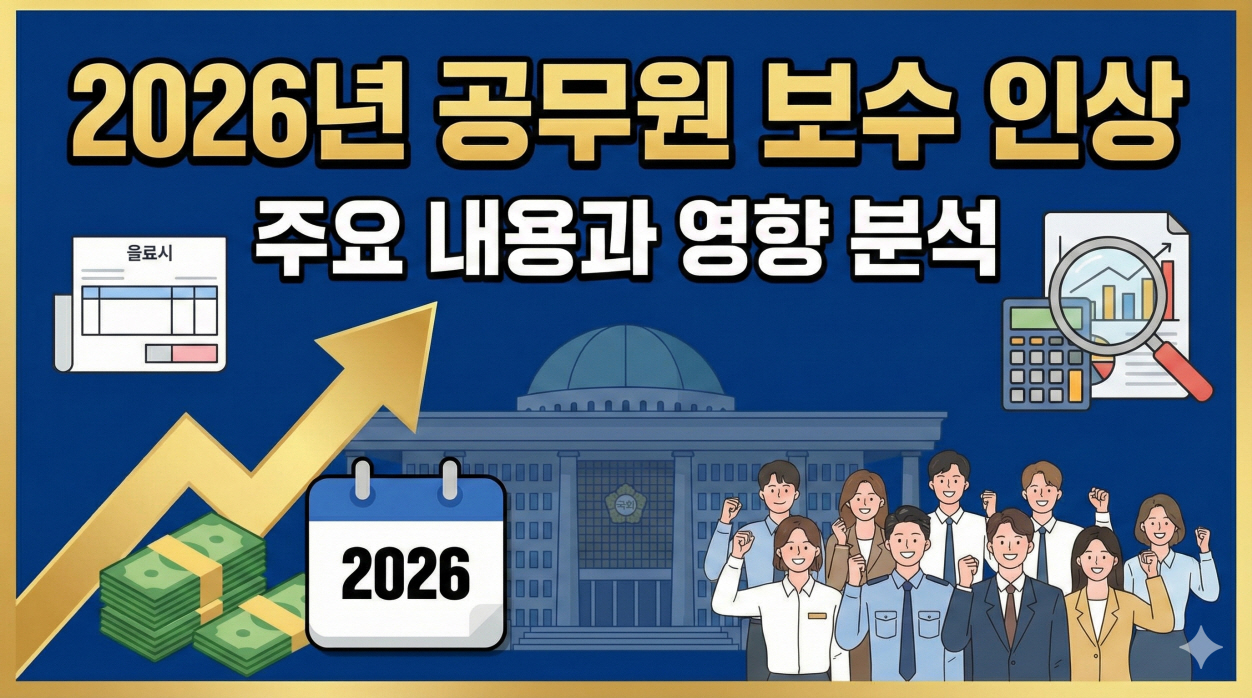 2026 공무원 보수 인상