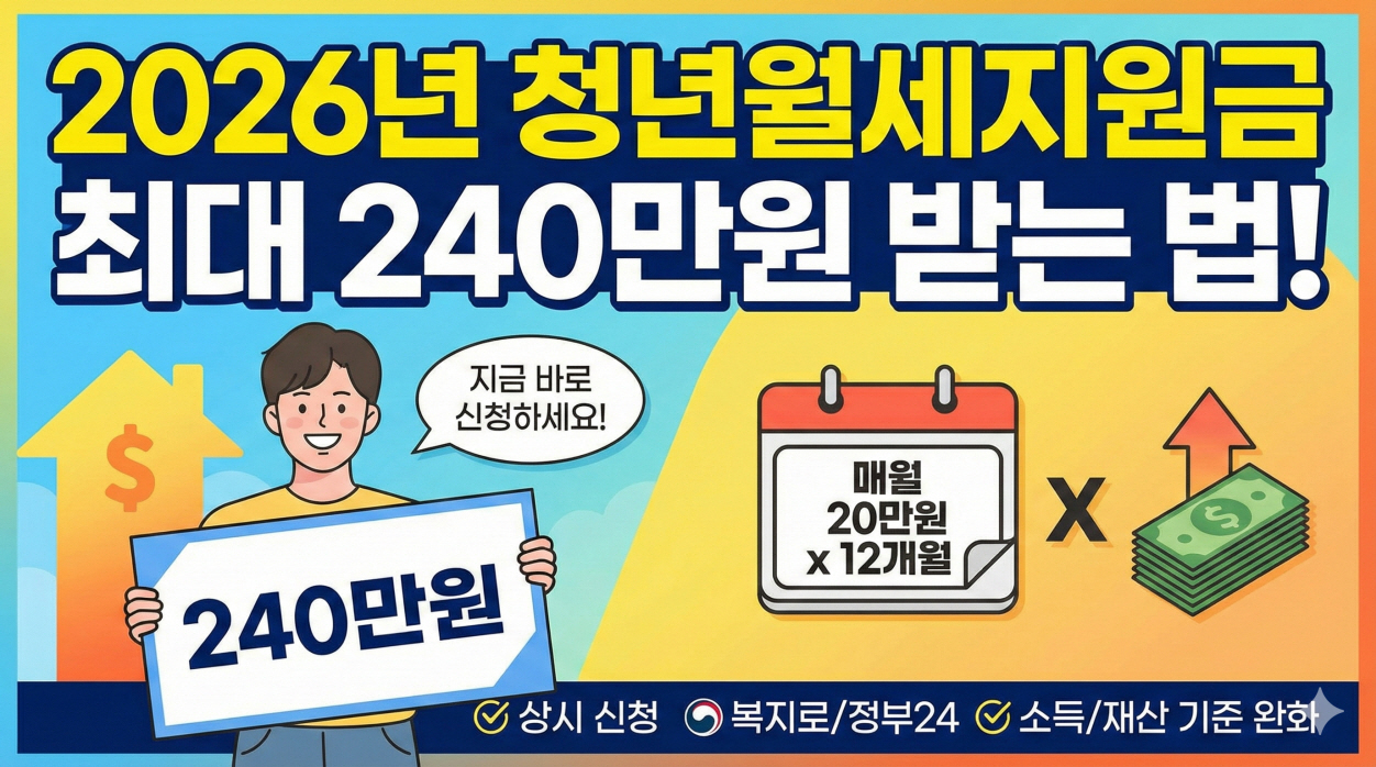 2026 청년월세지원금