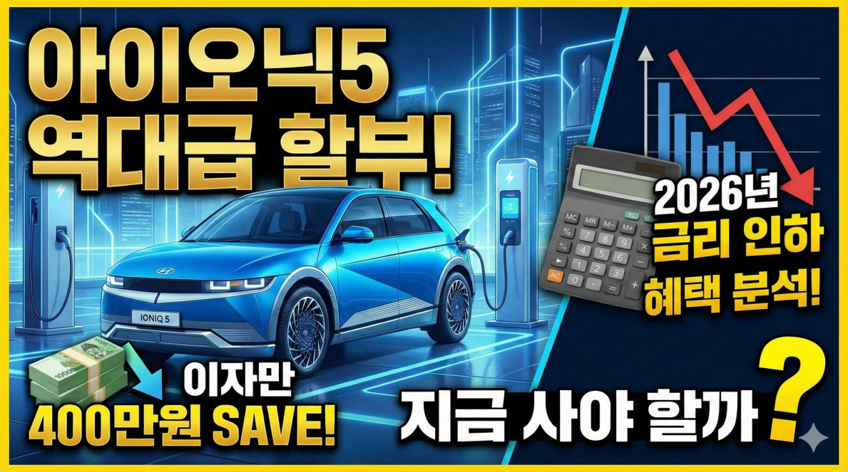 아이오닉5 역대급 할부